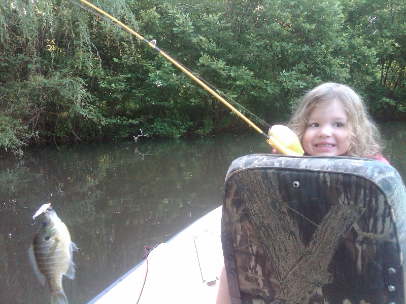 Catherine's First Fish near Valley